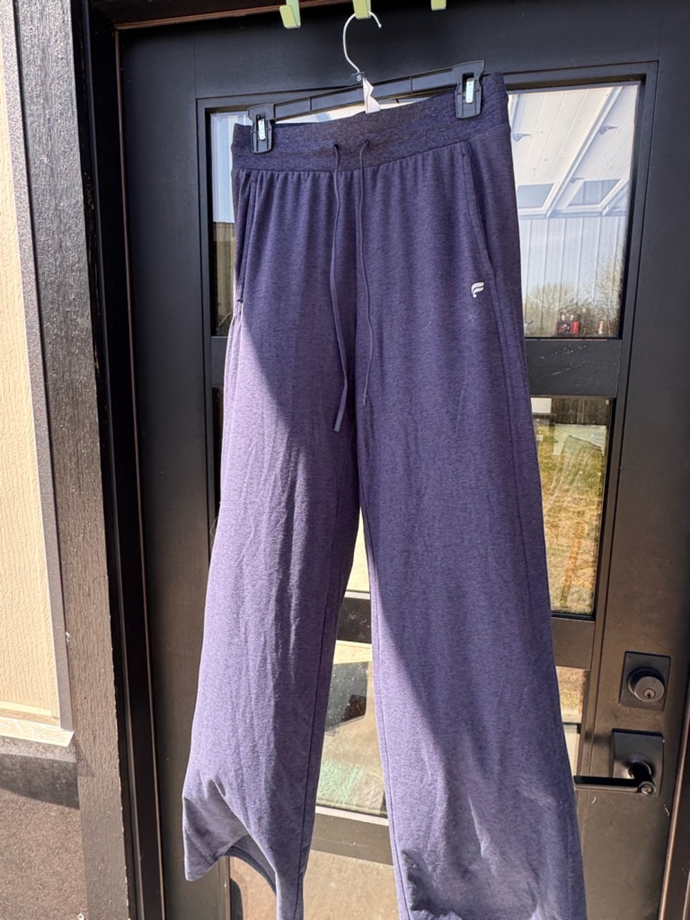 Fabletics Relaxed Drawstring Lounge Pants in Heather Navy